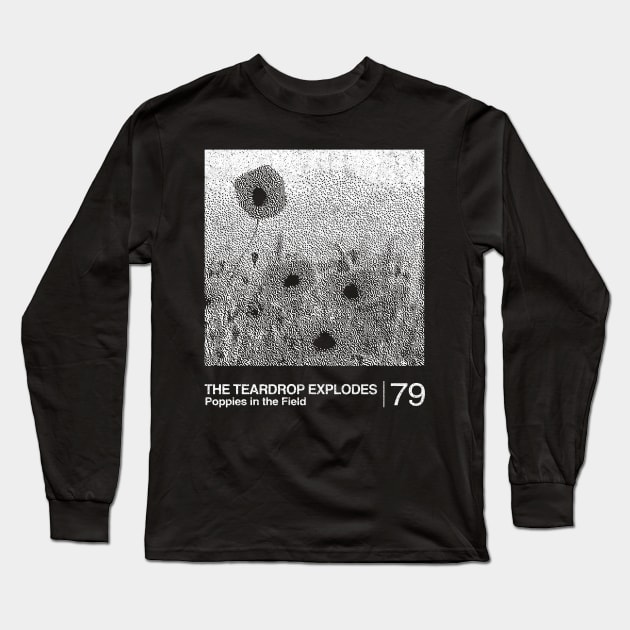 The Teardrop Explodes / Minimalist Graphic Artwork Design Long Sleeve T-Shirt by saudade